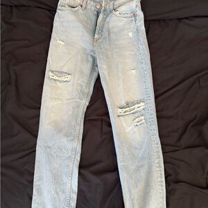 Zara Light Blue Denim Jeans